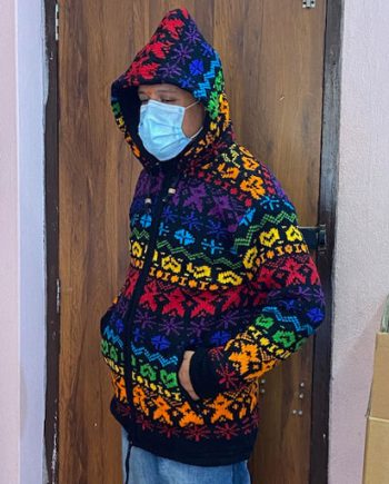 Multicolor Woolen Jacket
