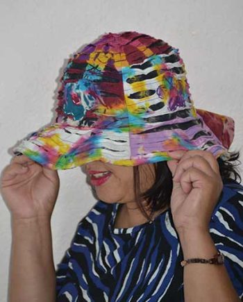 Tie Dyed Cotton Boho Hats