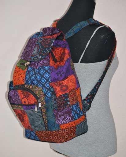 cotton rucksack