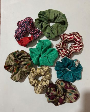 Handmade Silk Hair Ties