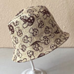 Mushroom Print Hemp Hats