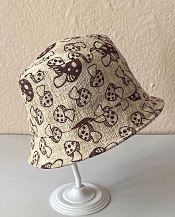 Mushroom Print Hemp Hats
