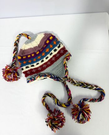 Hand Knitted Woolen Ear Flap Hats