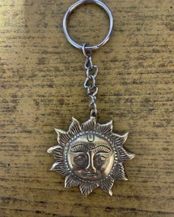 Hand Carved Brass Keyring
