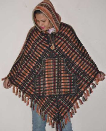 Stonewashed Razor Cut Cotton Ponchos