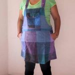Cotton Stonewashed Short Dresses
