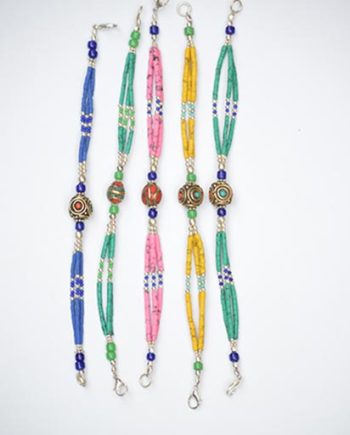 Three Line Stone Bracelets