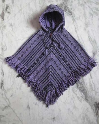 Stonewashed Brushed Childrens Ponchos