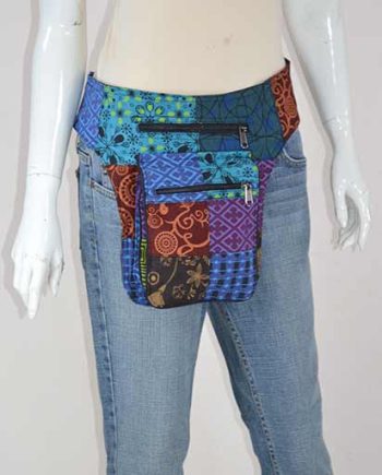 Patchwork Cotton Belt Bags