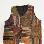 Patchwork-Waist-Coat,-Himalayan-Vintage-Clothing