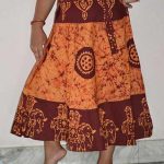 Cotton Wrapper Midi Skirts