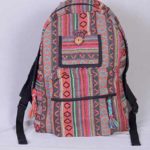 Stripe Cotton Backpacks