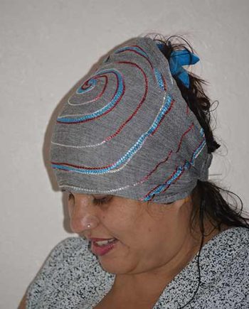 Cotton Spiral Embroidery Headbands