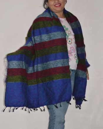Warm Woolen Brushed Shawls