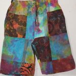 Tie-Dyed-Patchwork-Short-Pants