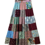 Vintage-Hippie-Skirts,-Himalayan-Clothes,-Maxi-Skirts