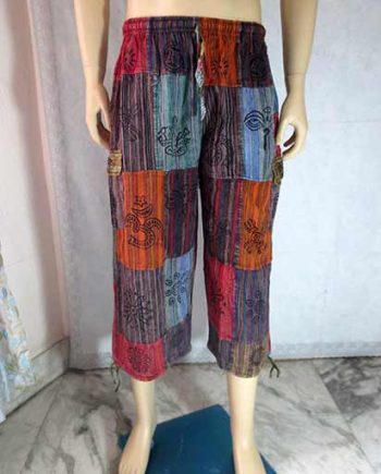 Stonewashed Three Quarter Trouser