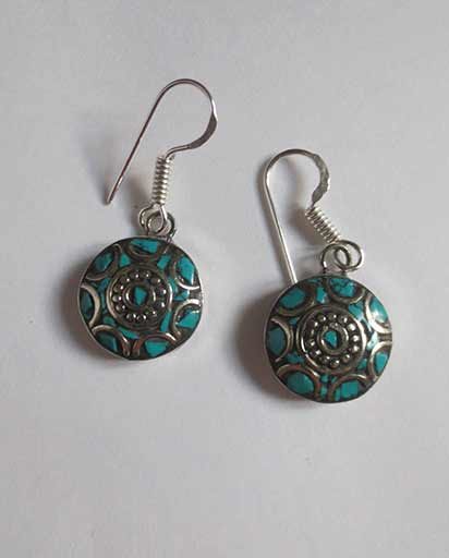 Nepali Jewelry Solid Brass Fashion Handcrafted Earring R-3085