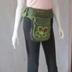 Patch Flower Cotton Belt Bags