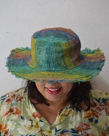 Handwoven Tie Dye Hemp Hats