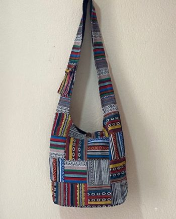 Front Patchwork Cotton Bags