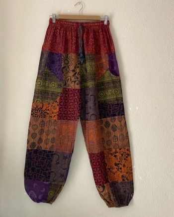 Fully Patchwork Cotton Trouser