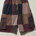 Patchwork Cotton Half Pant