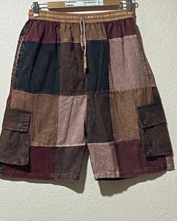 Patchwork Cotton Half Pant