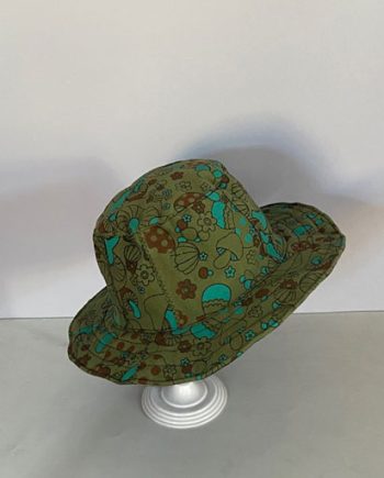 Mushroom Printed Cotton Hats