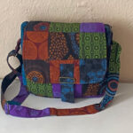 Multicolor Patches Cotton Bags