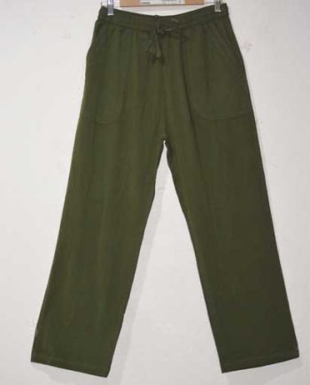 Enzyme Washed Cotton Trousers