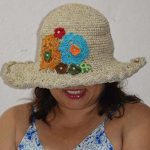 Hemp Cotton Flower Hat