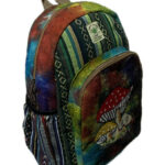 Mushroom Tie Dyed Hemp Backpacks