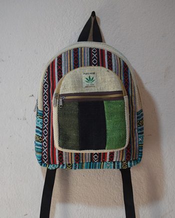 Long Hemp Patch Backpack