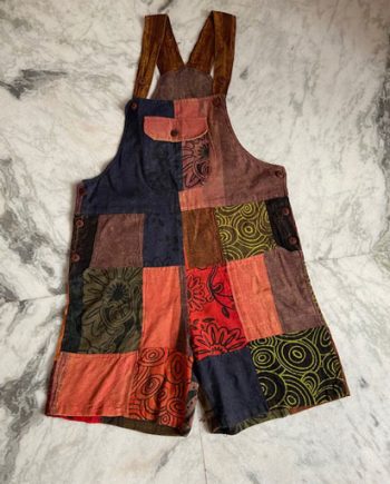 Fully Patchwork Cotton Jumpsuit