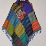 Nepal-Hippie-Clothing,-Nepalese-Patch-Ponchos,-Hooded-Ponchos,-Yak-Ponch,-Kathmandu-Clothing