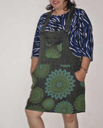 Enzyme Wash Short Cotton Dress