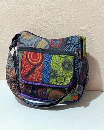 Fully Patchwork Shoulder Bags