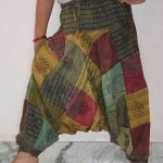 Stonewashed Patch Aladdin Trousers