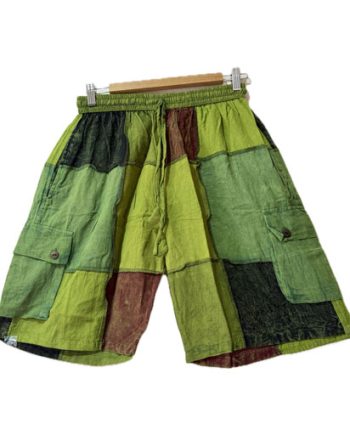 Himalayan Patchwork Cotton Half Pants