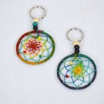 Hemp Cotton Dream Catcher Key Ring