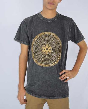 Mantra Print Cotton Tee Shirts