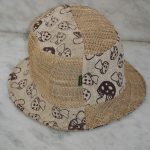 Mushroom Print Patch Hemp Hats