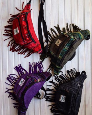 Hemp Cotton Fringe Fanny Packs