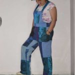 Stonewashed Patch Cotton Overalls