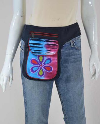 Patch Flower Cotton Belt Bags