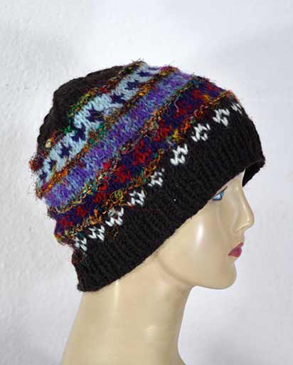 Woolen Recycled Silk Hats | Hippie Hats | Himalayan Exports