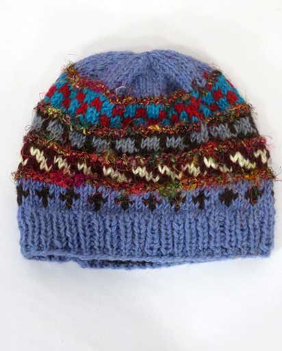 Woolen Recycled Silk Hats | Hippie Hats | Himalayan Exports