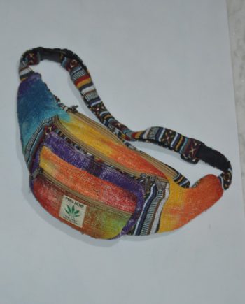 Tie Dyed Hemp Belt Bags