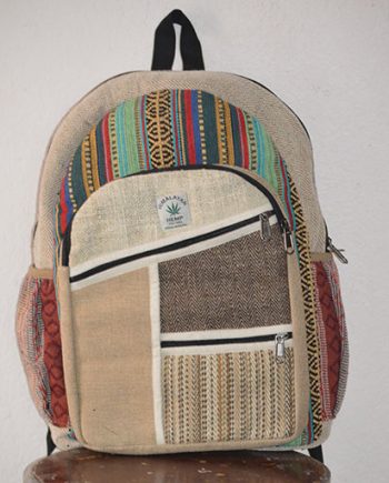 Patchwork Hemp Backpacks